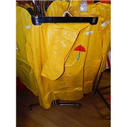 RAIN GEAR - KIDS RAIN PONCHO - YELLOW RETAIL $20 - BUY NOW IN HOUSE - $10 EA SET