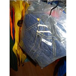 RAIN GEAR - KIDS COAT - BLUE AND YELLOW - SIZE 3A RETAIL $20 - BUY NOW IN HOUSE - $10 EA SET