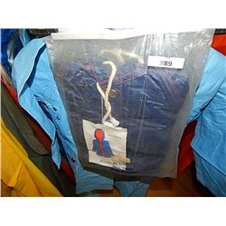 RAIN GEAR - KIDS COAT -REVERSABLE - RED & BLUE - L RETAIL $20 - BUY NOW IN HOUSE - $10 EA SET
