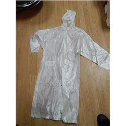 RAIN GEAR - CLEAR RAIN COAT - EXTRA LONG - S RETAIL $35 - BUY NOW IN HOUSE - $15 EA SET