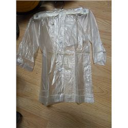 RAIN GEAR - KIDS COAT - CLEAR - SMALL              RETAIL $20 - BUY NOW IN HOUSE - $10 EA SET