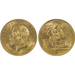 1931 Perth Mint KGV Sovereign PCGS MS 64