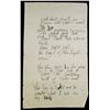 Image 1 : MICHAEL JACKSON HANDWRITTEN VIDEO OUTLINE