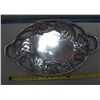 Image 2 : Aluminum  Handled Oval Tray