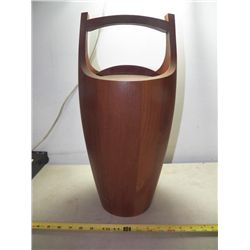 1950's Mahogany Teak Ice Bucket