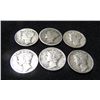 Image 1 : 6 Silver Mercury Dimes