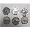 Image 2 : 6 Silver Mercury Dimes
