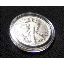 1942 Walking  Liberty Silver Half Dollar