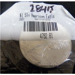 2001 Uncirculated $1.00 American Silver Eagle