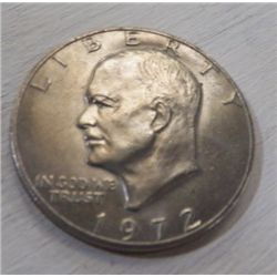 1972 Eisenhower Silver Dollar
