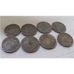 8 Victory Head Nickels