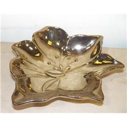 Chrome Glass Bowl by Laurie Gates