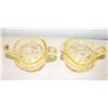 Image 2 : Lancaster  Yellow Cream & Sugar Set