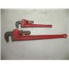 Image 2 : 2-Red Handled Pipe Wrenches