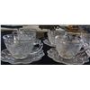 Image 3 : 8-Place Pressed Glass Sandwich Set