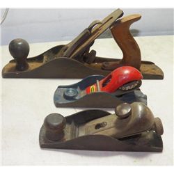 3-Stanley Wood Planes