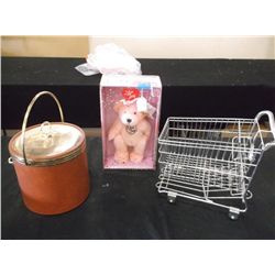Mini Shopping Cart & Misc. Collectibles