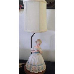 Beautiful Figural Girl Lamp