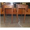 Image 4 : Pair Drop Leaf End Tables