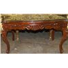 Image 3 : French Style Hand Carved Coffee Table