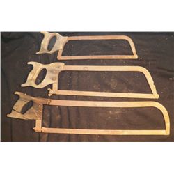 3 Vintage Meat Saws