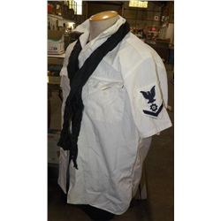 U.S.S Gunston  White Blouse & Pants