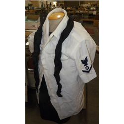 U.S.S Gunston  White Blouse & Pants