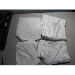 4-Pair USS Navy White Pants