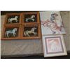 Image 1 : 6-Framed Pictures Carousel Horses