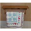 Image 4 : Wall Mounted Quilt Rack