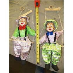 2-Clown Dolls on Swing