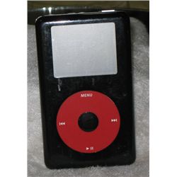 Black/red 20 gigabyte special edition U2 IPOD.