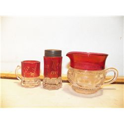 Red Ruby Flash Glass Souvenirs