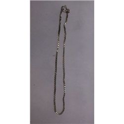 Sterling Silver Box Chain Bracelet