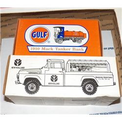 2- Ertl Die Cast Truck Bank