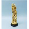 A finely hand carved and etched antique Japan...