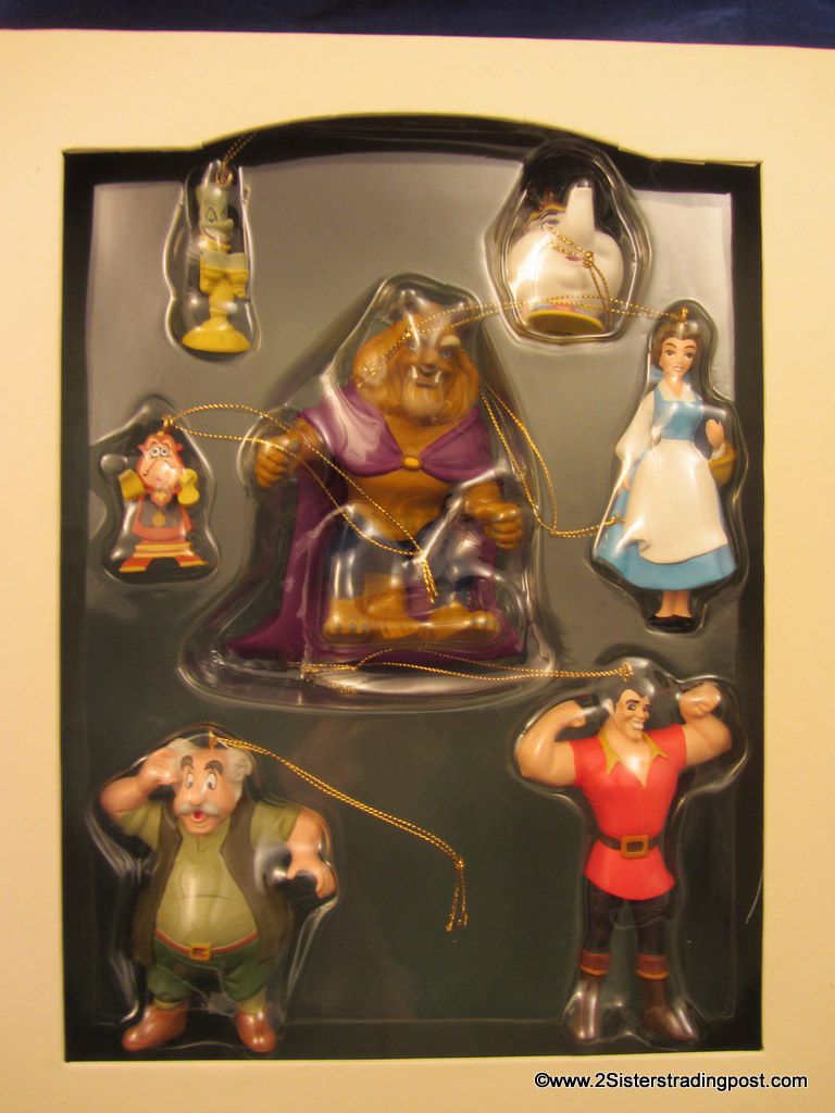 Disney Storybook Christmas Ornaments Beauty The Beast Disney Storybook Christmas Ornaments Beauty The Beast