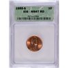 Image 1 : 1955-S LINCOLN CENT ICG MS-67 RD