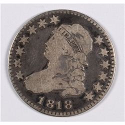 1818 BUST QUARTER F/VF