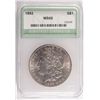 Image 1 : 1892 MORGAN SILVER DOLLAR, NTC MS-65 WHITE! SUPER COIN! RARE!!!