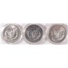 Image 2 : LOT OF 3 AU/BU MORGAN DOLLARS CLEANED 1885, 1883-O, 1879-S