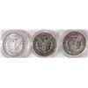 Image 2 : LOT OF 3 AU/BU MORGAN DOLLARS CLEANED 1886, 1900, 1900-O