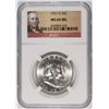 Image 1 : 1957-D FRANKLIN HALF DOLLAR NGC MS-64 FBL