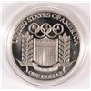 Image 2 : 1992 PROOF OLYMPIC COMMEMORATIVE SILVER DOLLAR,  COIN AND CAPSULE, VERY NICE!