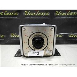 NC 42 MOTOR DRIVEN XRAY TIME SWITCH (print sequence:) 34185