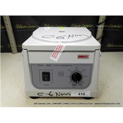 UNICO PORTA SPIN 12VDC CENTRIFUGE (print sequence:) 34175