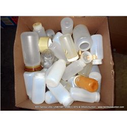 BOX: PLASTIC LAB BOTTLES