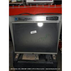 BELL & HOWELL DUO MICROFICHE READER (print sequence:) 33598