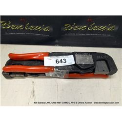 LOT: WIRE CRIMPERS