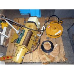 YALE 67A CSA B CABLE REEL 1 TON HOIST